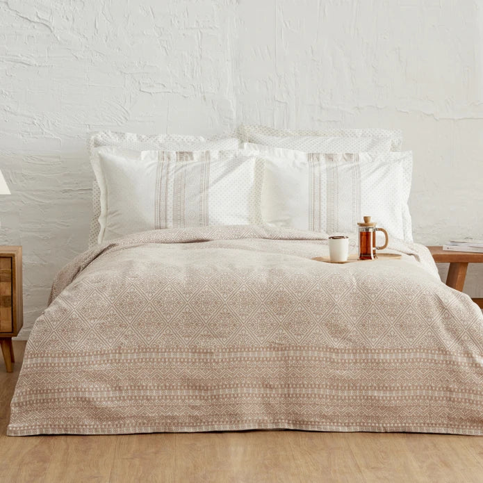 Karaca Home Tila Tagesdecken-Set, Beige
