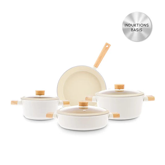 Karaca Swiss Crystal Woody Kochgeschirr-Set, 7 Teilig